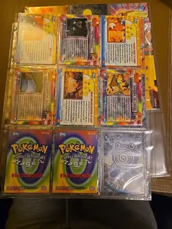 Topps Pokemon TV Animation Series Cards Lot Some Holos Lot - Image 5