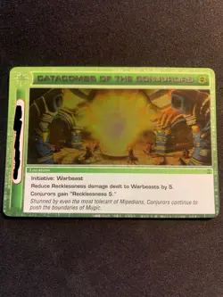 Catacombs of the Conjurors - Rare - Chaotic Card - Silent Sands Location - Image 1