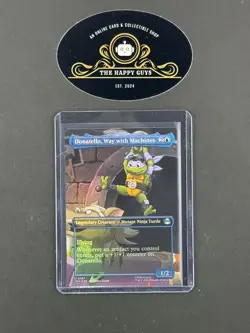 MTG Donatello, Way With Machines (Borderless Foil) #197 TMNT - Image 1