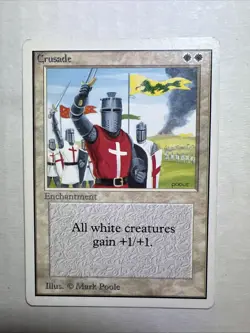 MTG Unlimited -- CRUSADE -- Light Play 1993 - Image 1