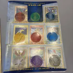 Neo Revelation Premium File 3 Binder Promo Japanese Pokemon Cards - Image 1