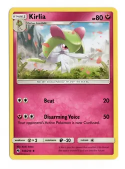 Kirlia 140/214 Lost Thunder Pokemon Uncommon NM 2018 Sun & Moon English - Image 1