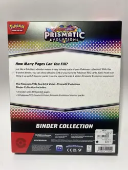 Pokemon TCG Prismatic Evolutions Binder Collection Sealed New - Image 2