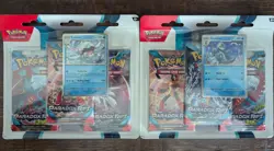 Scarlet & Violet Paradox Rift Three Booster Blisters (Pair) POKEMON TCG - Image 1