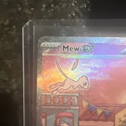 Pokemon TCG Mew EX SVP 053 Scarlet Violet 151 Black Star Promo Full Art - Image 2