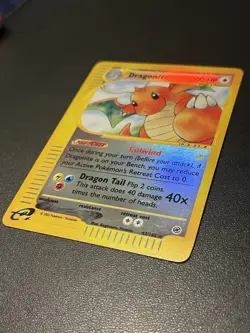 Dragonite 43/165 Expedition Reverse Holo Rare LP Himeno E-Series Pokemon - Image 3