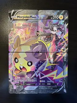 Pokemon TCG Morpeko V-Union SWSH287 / 288 / 289 / 290 Black Star Promo SET NM/M - Image 1