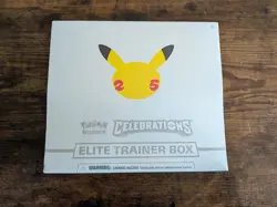 Pokemon TCG: 25th Anniversary Celebrations Elite Trainer Box (2021) Sealed ETB 820650809439 - Image 1