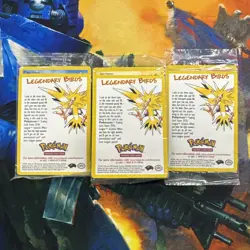 Sealed Pokemon the Movie (2000) Legendary Birds Promo Set of Three - Image 1