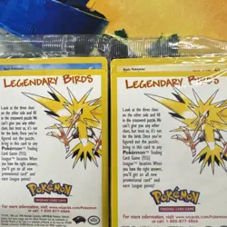 Sealed Pokemon the Movie (2000) Legendary Birds Promo Set of Three - Image 2