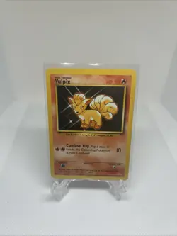 Vulpix Base Set Pokemon TCG 68/102 Unlimited Common LP - Image 1