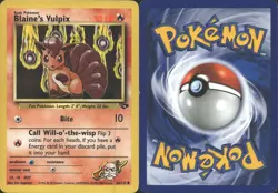 BLAINE'S VULPIX 66/132 COMMON GYM CHALLENGE POKEMON UNLIMITED MP - Image 1