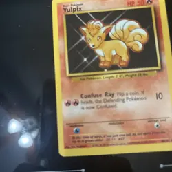 Vulpix Base Set Pokemon TCG 68/102 Unlimited Common LP - Image 4