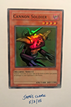 Cannon Soldier DB2-EN061 Super Rare YuGiOh Dark Beginning 2 - Image 1