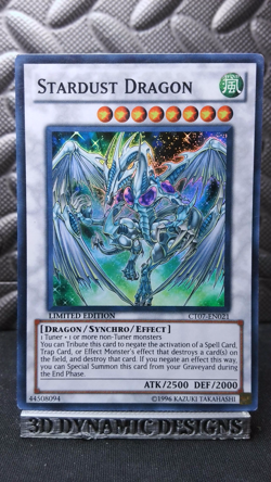 | Yugioh Stardust Dragon CT07-EN021 Super Rare 2010 Collectors Tins VLP 🔥 | - Image 1