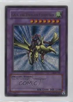 Gaia the Dragon Champion (SE) YuGiOh Legend of Blue Eyes White #LOB-125 2002 - Image 1
