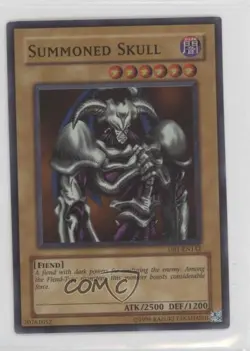 Super Rare - Summoned Skull YuGiOh Dark Beginning 1 #DB1-EN142 2004 - Image 1