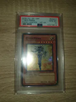 Yugioh Cyber Prima 1st EOJ-EN007 PSA 10 - Image 1