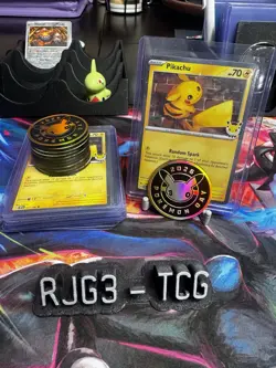 Pikachu Pokemon Day 2026 Promo Card 051/162 with Coin - Image 1