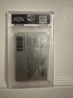 PSA 10 - Psyduck Misty & Vulpix JR East Orange Card Pokemon Vintage 1999 - Image 4