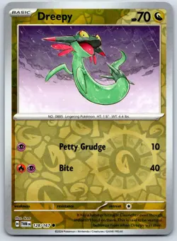Dreepy - Reverse Holo - Twilight Masquerade TWM 128/167 Pokemon Card NM - Image 1