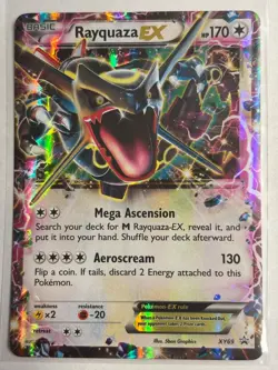 Rayquaza EX XY69 – Black Star Promo Ultra Rare Holo – Pokemon Card (2015) - Image 1