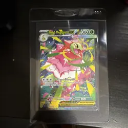 Mega Meganium EX Pokemon TCG Foil Card 272/217 Mega Evolution 360 HP 70+ Attack - Image 1