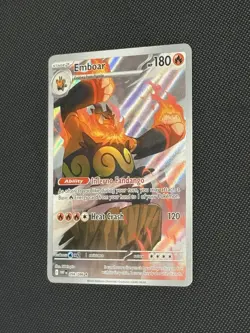 Pokemon TCG Emboar Full Art Sv: White Flare English Card 098/086 Near Mint - Image 2