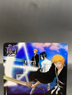Ichigo Kurosaki BLEACH Soul Card Battle SR Foil Japanese Bandai Jump E-016 - Image 2