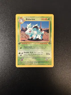 Pokemon TCG - NIDORINA - 1ST EDITION - 40/64 - WOTC JUNGLE (1999) - VINTAGE - Image 1