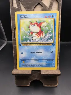 Pokemon TCG Goldeen Jungle Card 53/64 1st Edition Common - Image 1
