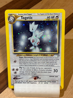 Togetic #16 Double Spiral Holo Bleed - Neo Genesis 2000 Pokemon - 2/111 - Image 1