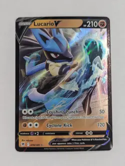 Lucario V - 078/189 SWSH10: Astral Radiance Ultra Rare Holo Pokemon TCG NM - Image 1