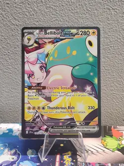 Pokemon TCG Ionos Bellibolt EX 183/159 Journey Together SIR NM - Image 1