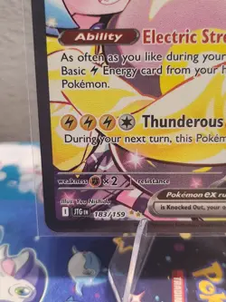 Pokemon TCG Ionos Bellibolt EX 183/159 Journey Together SIR NM - Image 5
