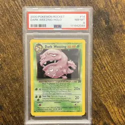 🔥Dark Weezing #14/82 HOLO 2000 Pokemon Team Rocket 🔥 - Image 1