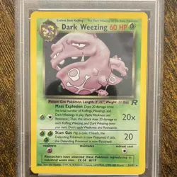 🔥Dark Weezing #14/82 HOLO 2000 Pokemon Team Rocket 🔥 - Image 2