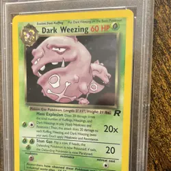 🔥Dark Weezing #14/82 HOLO 2000 Pokemon Team Rocket 🔥 - Image 3