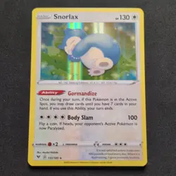 Pokemon TCG Snorlax 131/185 Swsh04 Vivid Voltage 2020 Holo Rare - Image 1