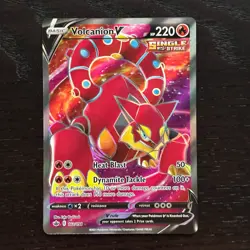 Volcanion V 162 /198 Pokemon Chilling Reign SWSH Full Art Ultra Rare Holo NM - Image 1