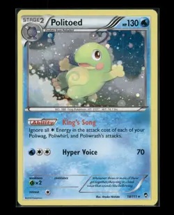 Pokemon TCG - Politoed - 18/111 Holo - XY: Furious Fists [Near Mint] - Image 1