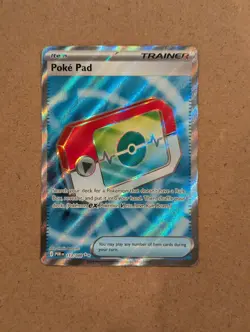 Pokemon TCG Meowth ex Full Art + Poke Pad Full Art Perfect Order NM - Image 3