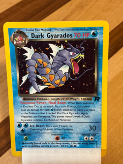 Dark Gyarados #8 - Team Rocket 2000 Pokemon - 8/82 Unlimited Holo Rare - Image 1
