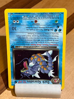 Dark Gyarados #8 - Team Rocket 2000 Pokemon - 8/82 Unlimited Holo Rare - Image 5