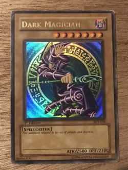 Yugioh card Dark Magician SDY-006 1st Edition) - Image 1