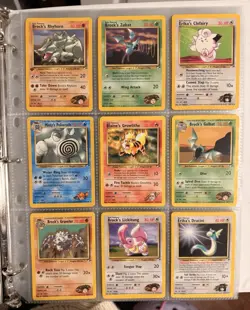 78x Pokemon Gym Heroes Card Lot WOTC Vintage - 1st Edition Rares (NM To HP) - Image 1