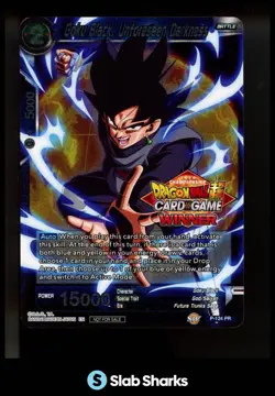 2021 DRAGON BALL GOKU BLACK, UNFORESEEN DARKNESS PROMO SUPER CARD GAME WINNER - Image 1