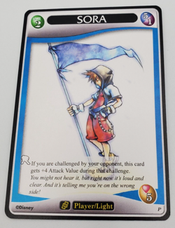 Sora Promo Kingdom Hearts TCG Trading Card Game English Non-Foil Level 2 RARE NM - Image 1