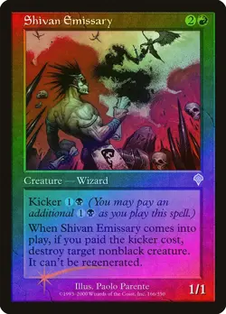 Shivan Emissary FOIL Invasion PLD Red Uncommon MAGIC GATHERING CARD ABUGames - Image 1