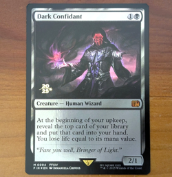 Dark Confidant - Prerelease Foil Promo - Final Fantasy XIV MTG FF14 - Image 1